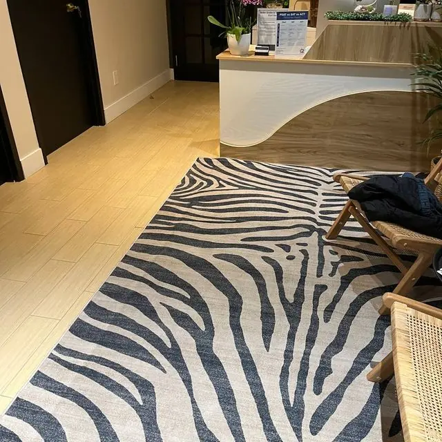 Office suite: Reception and entry rug